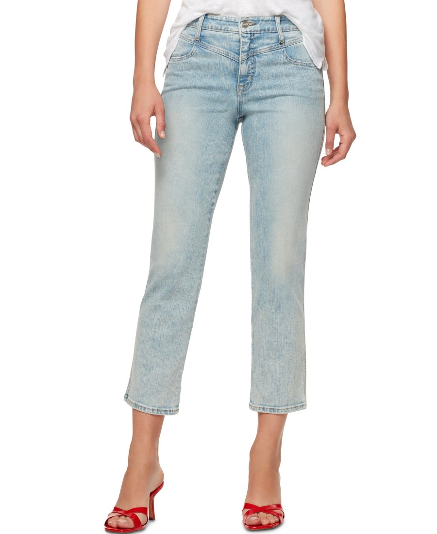 Women'S Sanctuary | Modern Standard High-Rise Crop Jeans Egret