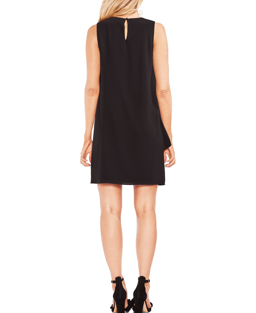 Women'S Vince Camuto | Tiered Shift Dress Rich Black