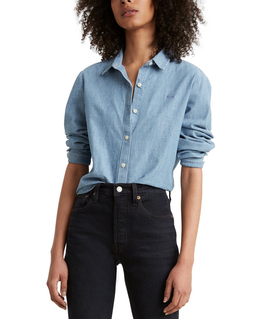 Women'S Levi's | The Classic Shirt Suave Azul