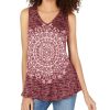 Women'S Style & Co | Graphic-Print Swing Tank Top Tropical Maze