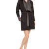 Juniors' Alfani | Super Soft Wrap Robe Charcoal Heather