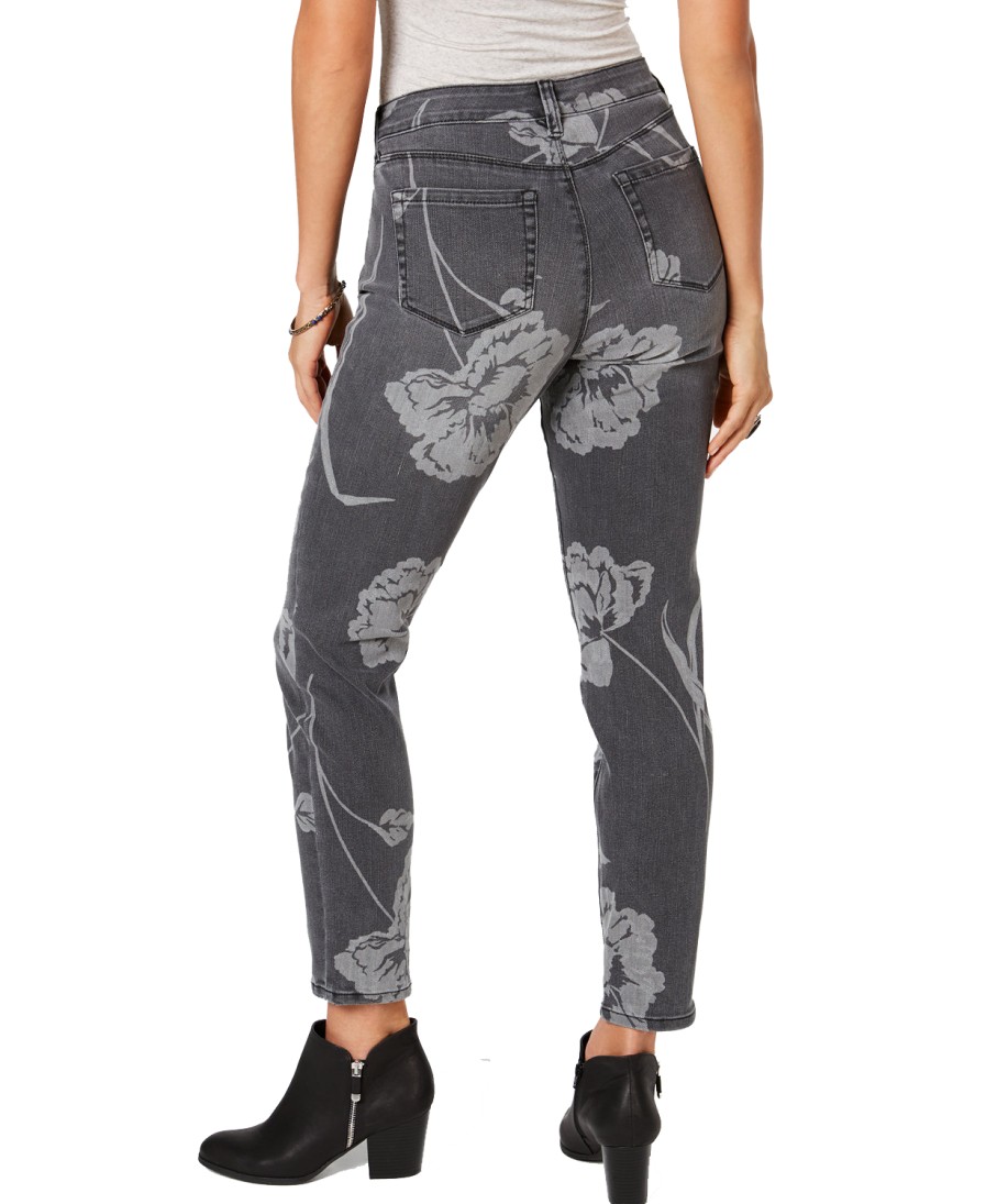 Women'S Style & Co | Printed Curvy Skinny Jeans Linkin