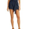 Juniors' BCX | Juniors' Paper-Bag Waist Shorts Navy