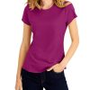 Women'S INC International Concepts | Slim Fit Crewneck Top