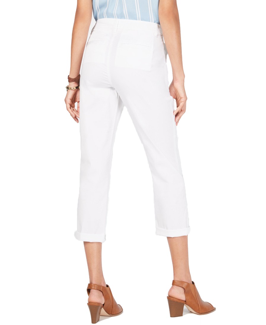 Women'S Style & Co | Utility-Pocket Capri Pants Bright White