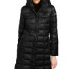 Women'S Calvin Klein | Hooded Packable Puffer Coat Black