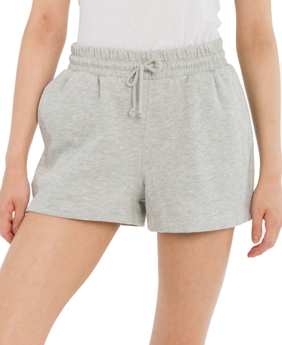 Juniors' Hippie Rose | Juniors' Pull-On Sweatshorts Light Heather Grey