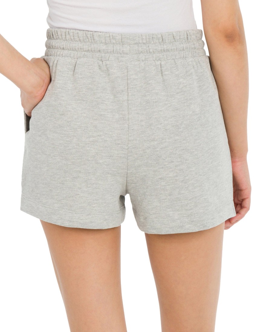 Juniors' Hippie Rose | Juniors' Pull-On Sweatshorts Light Heather Grey