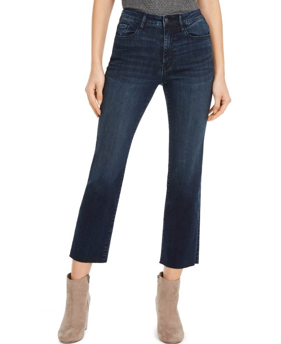 Women'S Numero | Cropped Mid-Rise Jeans Blue Wash