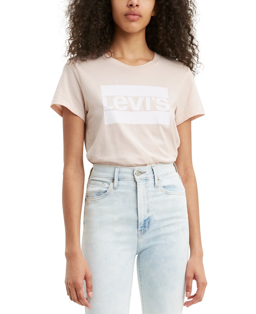 Women'S Levi's | Perfect Cotton T-Shirt Blush Peach