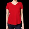 Women'S Style & Co | Petite V-Neck Pocket T-Shirt Real Red