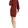 Juniors' Hooked Up by IOT | Juniors' Balloon-Sleeve Sweater Dress Tawny Melange