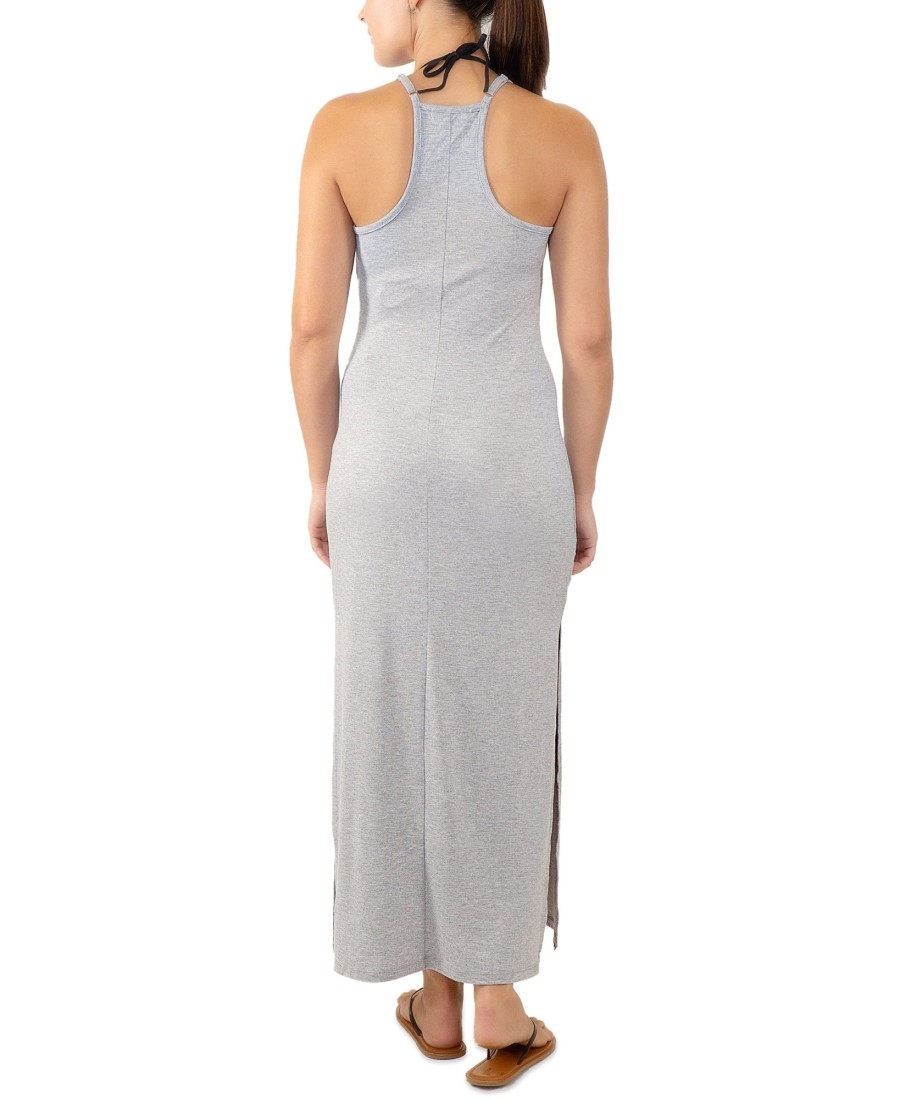 Juniors' Miken | Juniors' Racerback Maxi Cover-Up Heather Grey