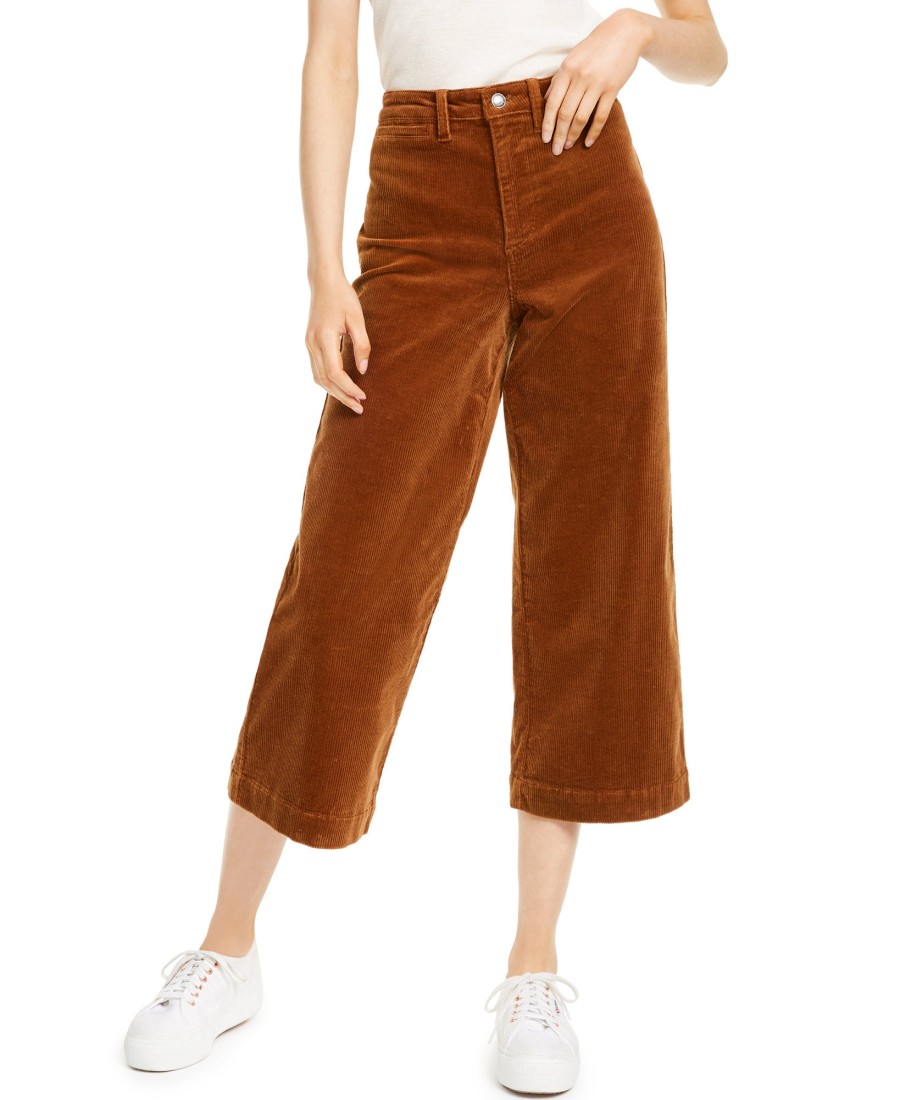 Women'S OAT | High-Rise Super-Wide-Leg Corduroy Jeans Russet