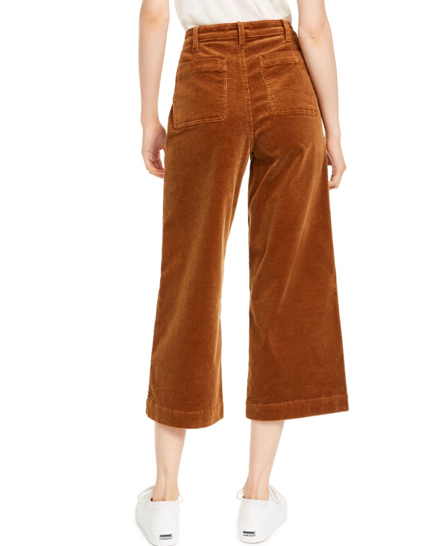 Women'S OAT | High-Rise Super-Wide-Leg Corduroy Jeans Russet