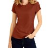 Women'S INC International Concepts | Cotton T-Shirt Copper Penny