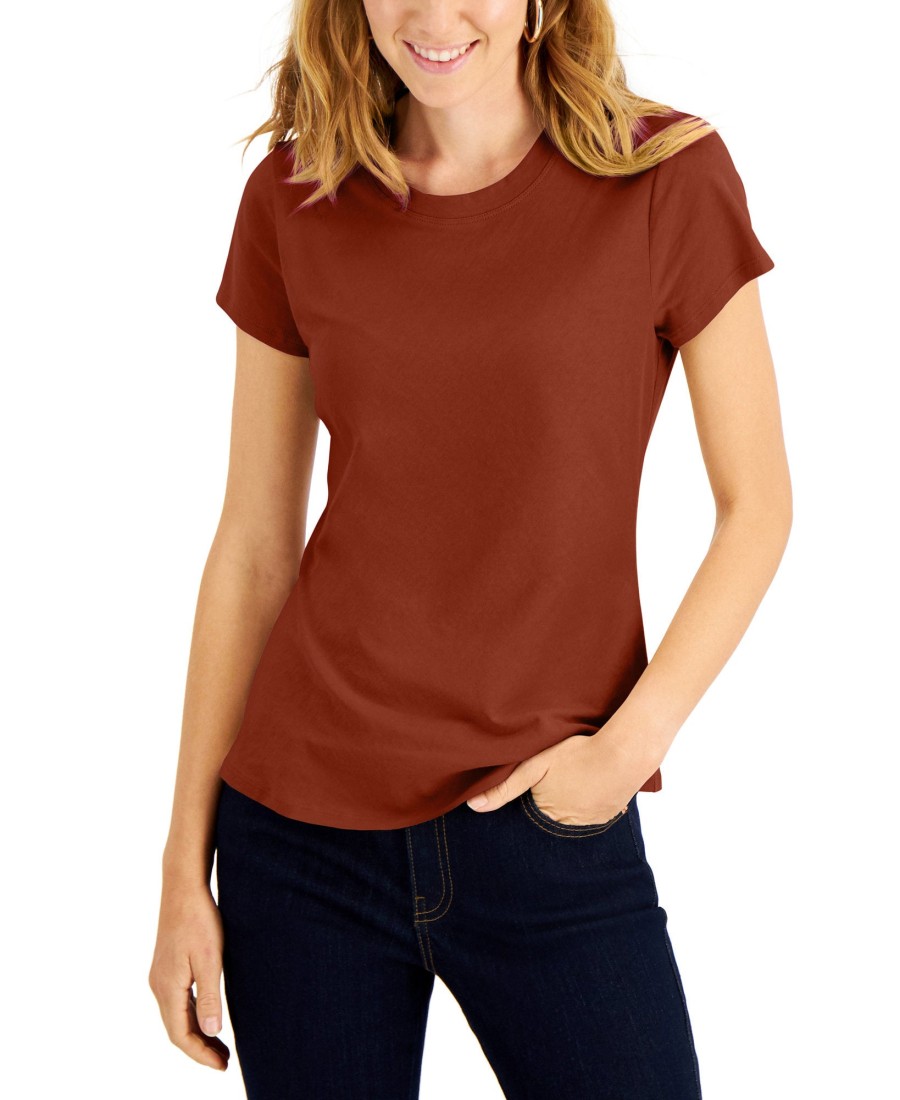 Women'S INC International Concepts | Cotton T-Shirt Copper Penny