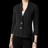 Juniors' Alfani | Three-Button Knit Jacket Black