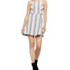 Women'S BCBGeneration | Variegated Stripe Swing Dress Black/Multi