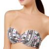 Juniors' California Waves | Juniors' Sea Glass Strappy Underwire Push-Up Bikini Top Deco