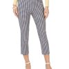 Women'S Charter Club | Gingham-Print Capri Pants Intrepid Blue Combo