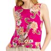 Women'S INC International Concepts | Twist-Front Tank Top Carefree Floral