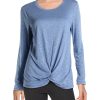 Women'S Ideology | Knot-Front Top Cosmic Cobalt