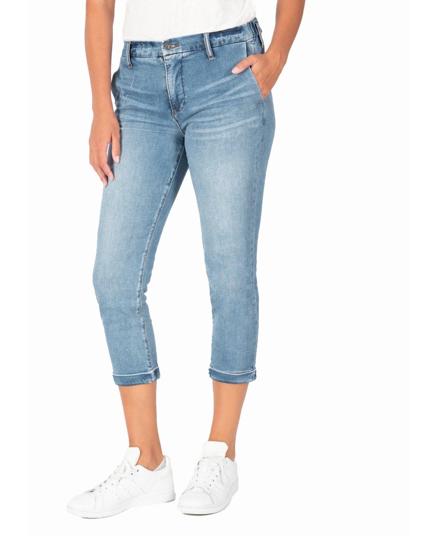 Women'S Kut from the Kloth | Jennifer High-Rise Elastic-Waist Jeans Assure