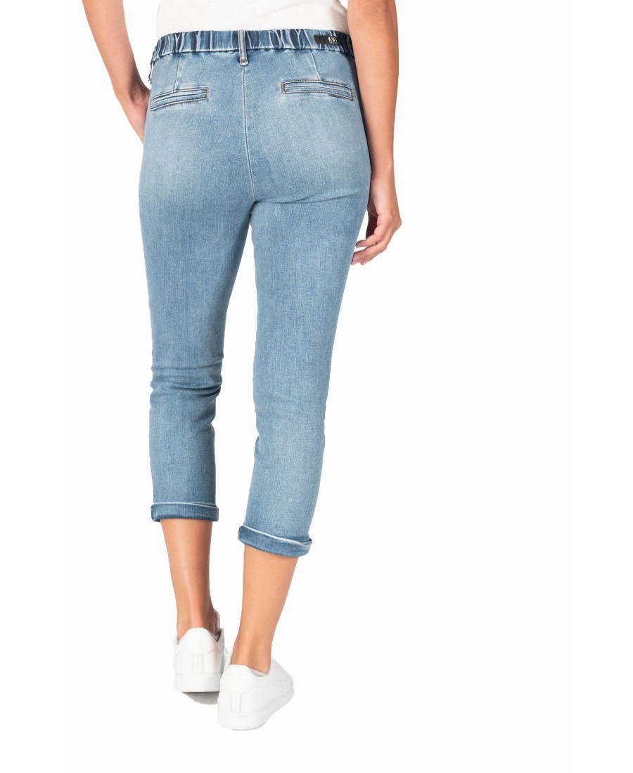 Women'S Kut from the Kloth | Jennifer High-Rise Elastic-Waist Jeans Assure