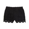 Kids & Toddlers Aqua | Crochet Shorts Black