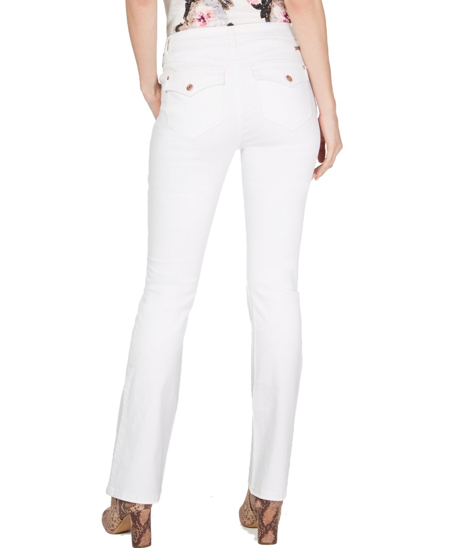 Women'S INC International Concepts | Petite Boot-Cut Jeans White