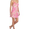 Women'S Betsey Johnson | Lace-Detail Cutout-Back Chemise