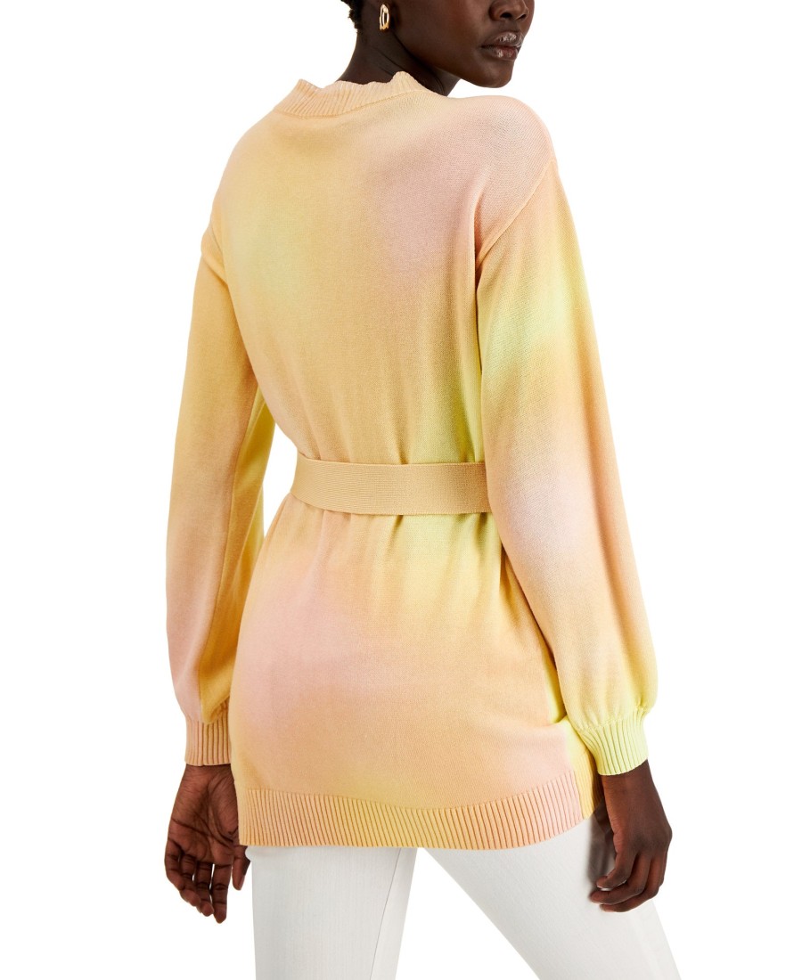 Women'S INC International Concepts | Belted Ombre Sweater Soft Ombre