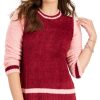 Women'S Style & Co | Colorblocked Sweater Sky Dream