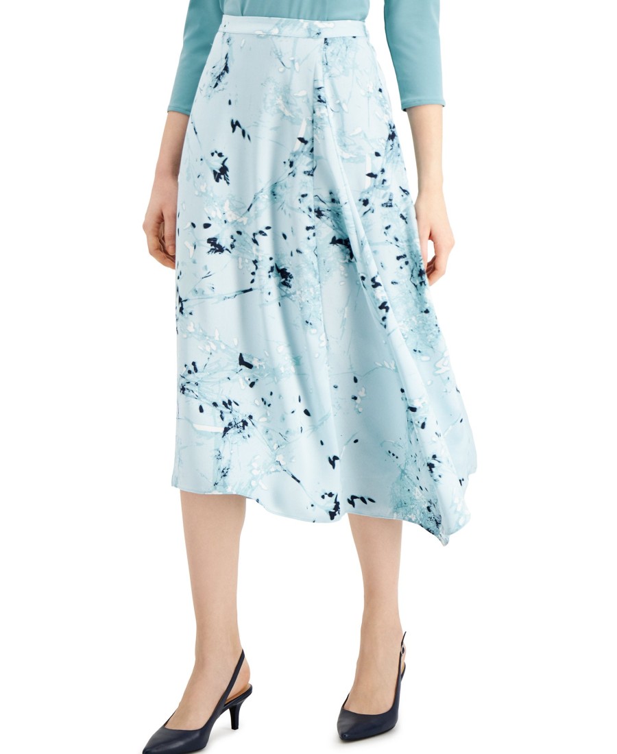 Women'S Alfani | Print A-Line Skirt Impression Wisp