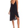 Women'S Roxy | Siren Treasure Open-Back Dress Black