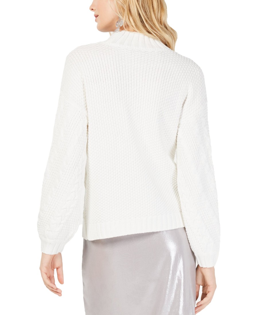 Women'S INC International Concepts | Cable-Knit Pullover Sweater Washed White