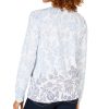 Women'S Karen Scott | Floral-Print Cardigan Intreprid Combo