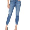 Women'S Numero | Mid-Rise Distressed Ankle Skinny Jeans True Blue