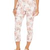 Women'S Charter Club | Delicate Bouquet Bristol Capri Jeans Dusty Rose Combo