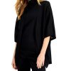 Juniors' Alfani | Open-Front Cape Cardigan Deep Black