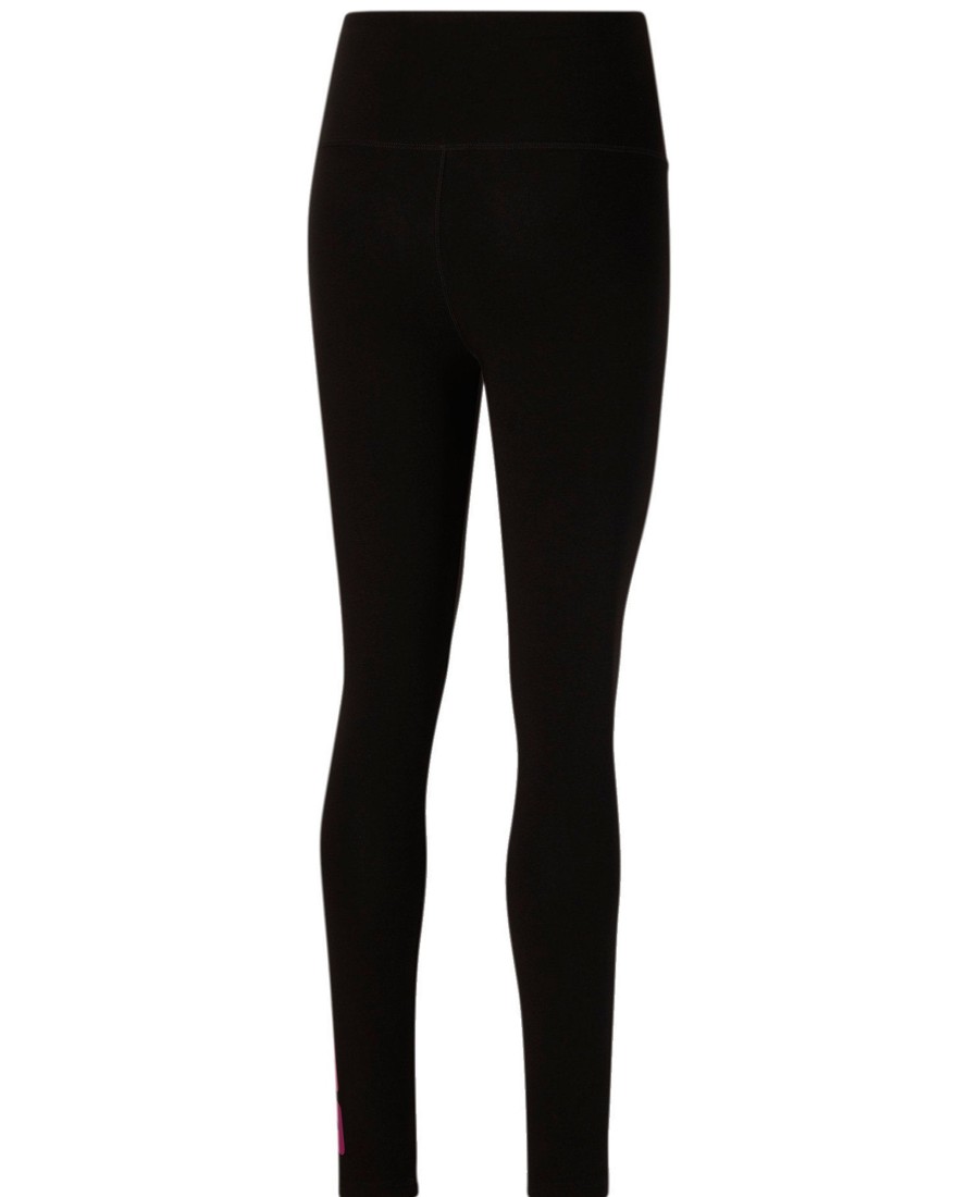 Women'S Puma | Graphic Full-Length Leggings Puma Noir/Paradise Rose