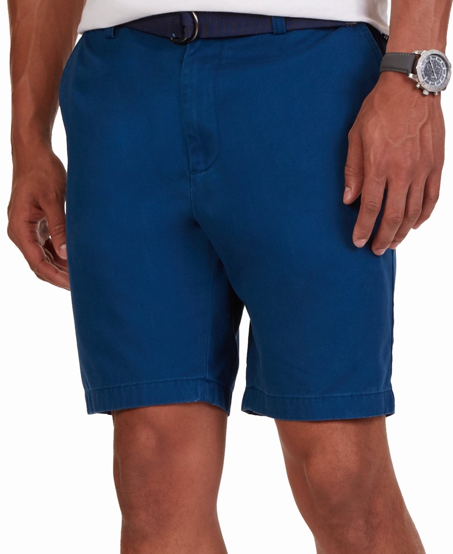 Men Nautica | 8-1/2" Flat Front Deck Shorts Bohmanteal