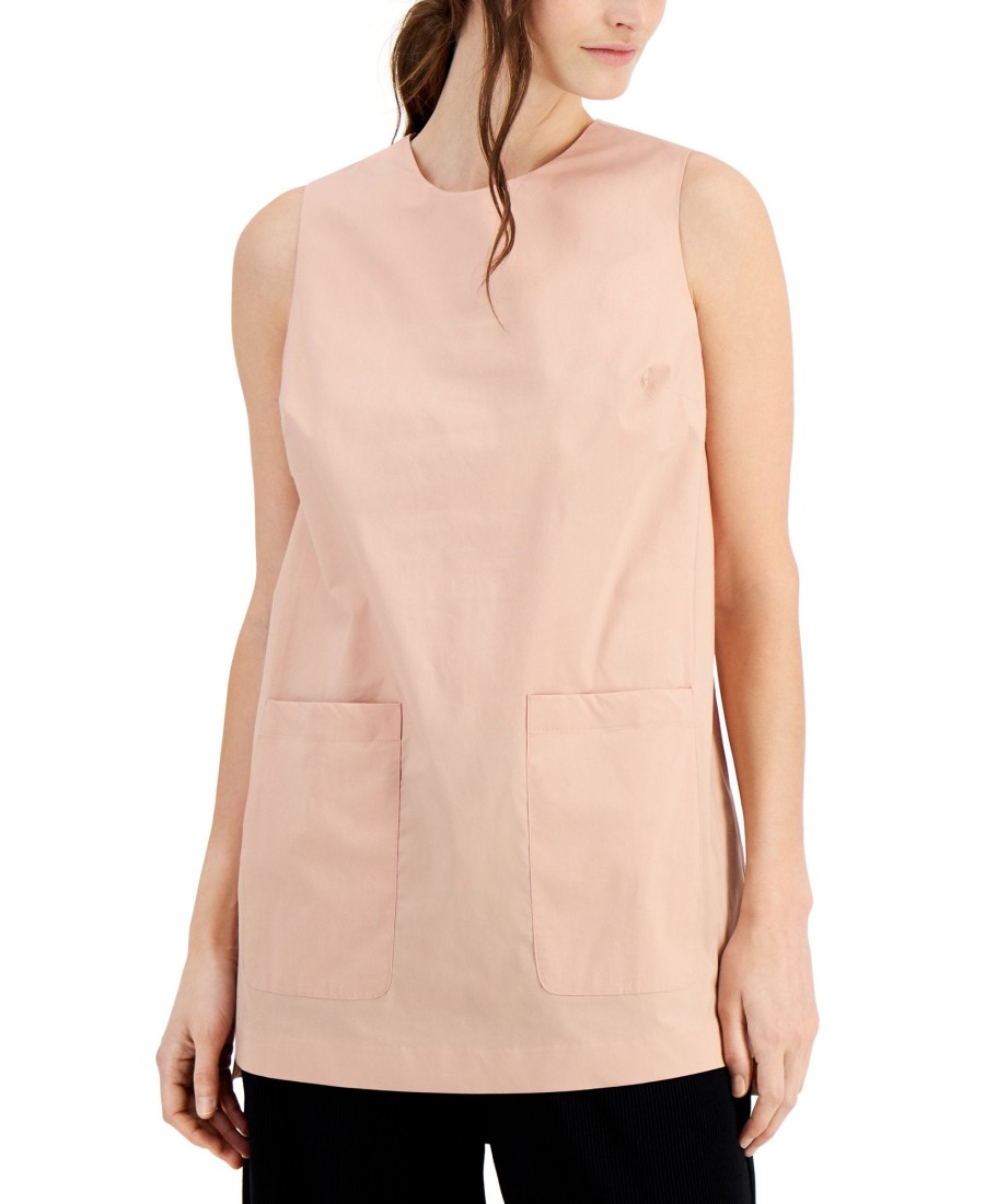 Women'S Alfani | Patch-Pocket Sleeveless Top