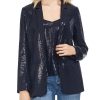 Women'S Vince Camuto | Open-Front Sequin Blazer Classic Navy