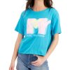 Women'S Love Tribe | Mtv Logo T-Shirt Scuba Blue