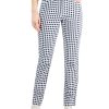 Women'S Charter Club | Lexington Gingham Jeans Intrepid Blue