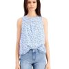 Women'S Style & Co | Cotton Lace-Trim Tank Top