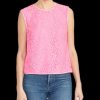 Women'S RACHEL Rachel Roy | Addie Sleeveless Lace Top Neon Flamingo