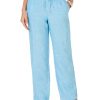 Women'S Charter Club | Linen Drawstring-Waist Pants